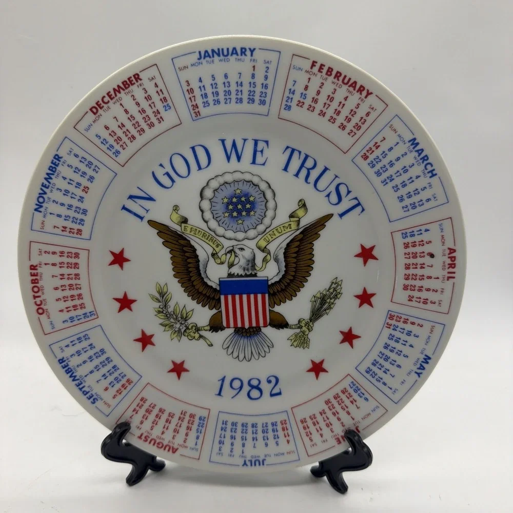 200th Anniversary American Bicentennial 1776-1976 Calendar Collector Plate 9